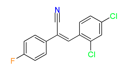 (Z)-3-(2,4-Dichlorophenyl)-2-(4-fluorophenyl)acrylonitrile, 97%