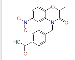 4-((2,3-Dihydro-2-methyl-6-nitro-3-oxobenzo[b][1,4]oxazin-4-yl)methyl)benzoic acid, 97%