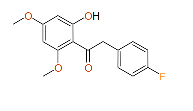 2-(4-Fluorophenyl)-1-(2-hydroxy-4,6-dimethoxyphenyl)ethanone, 97%