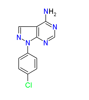 1-(4-Chlorophenyl)-1H-pyrazolo[3,4-d]pyrimidin-4-amine, 97%