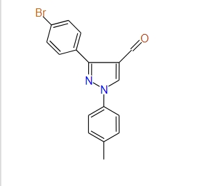 3-(4-Bromophenyl)-1-p-tolyl-1H-pyrazole-4-carbaldehyde, 97%