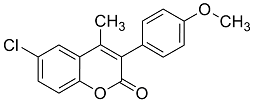6-Chloro-3(4'-methoxyphenyl)-4-methylcoumarin
