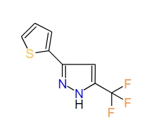 5-(Trifluoromethyl)-3-(thiophen-2-yl)-1H-pyrazole