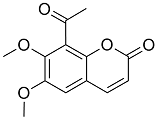 8-Acetyl-6,7-dimethoxycoumarin