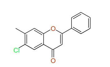 6-Chloro-7-methyl-2-phenyl-4H-chromen-4-one, 97%