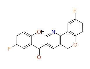 (9-Fluoro-5H-[1]benzopyrano[4,3-b]pyridin-3-yl)(5-fluoro-2-hydroxyphenyl)methanone
