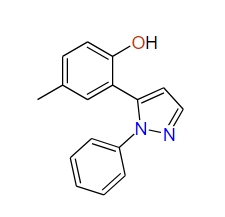 4-Methyl-2-(1-phenyl-1H-pyrazol-5-yl)phenol, 97%