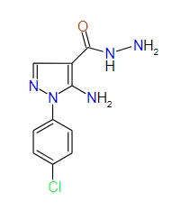 5-Amino-1-(4-chlorophenyl)-1H-pyrazole-4-carbohydrazide, 97%