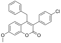 4-Benzyl-3(4’-chlorophenyl)-7-methoxycoumarin