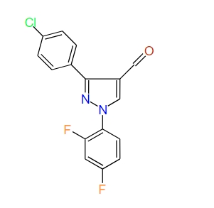 3-(4-Chlorophenyl)-1-(2,4-difluorophenyl)-1H-pyrazole-4-carbaldehyde
