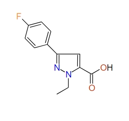 1-Ethyl-3-(4-fluorophenyl)-1H-pyrazole-5-carboxylic acid