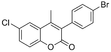 3(4’-Bromophenyl)-6-chloro-4-methylcoumarin