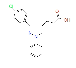 3-(3-(4-Chlorophenyl)-1-p-tolyl-1H-pyrazol-4-yl)propanoic acid