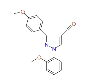 1-(2-Methoxyphenyl)-3-(4-methoxyphenyl)-1H-pyrazole-4-carbaldehyde