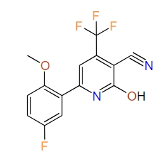 6-(5-Fluoro-2-methoxyphenyl)-4-(trifluoromethyl)-2-hydroxypyridine-3-carbonitrile