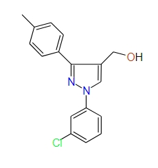 (1-(3-Chlorophenyl)-3-p-tolyl-1H-pyrazol-4-yl)methanol, 97%