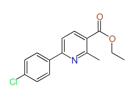 Ethyl 6-(4-chlorophenyl)-2-methylpyridine-3-carboxylate