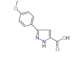 3-(4-Methoxyphenyl)-1H-pyrazole-5-carboxylic acid, 97%