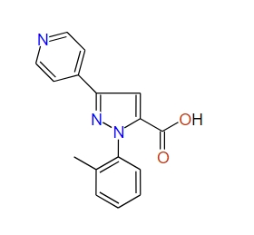 3-(Pyridin-4-yl)-1-o-tolyl-1H-pyrazole-5-carboxylic acid