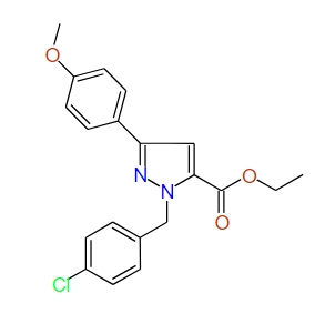 Ethyl 1-(4-chlorobenzyl)-3-(4-methoxyphenyl)-1H-pyrazole-5-carboxylate