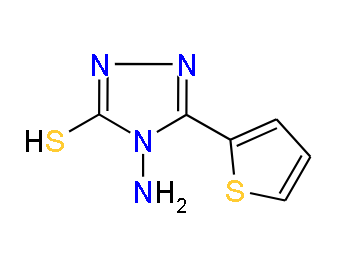 4-Amino-3-mercapto-5-(2-thienyl)-4H-1,2,4-triazole, 97%