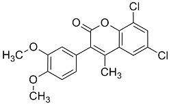 6,8-Dichloro-3(3’,4’-dimethoxyphenyl)-4-methylcoumarin