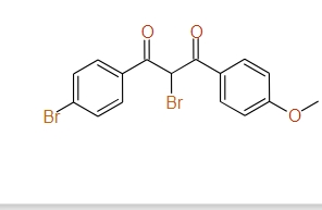 2-Bromo-1-(4-bromophenyl)-3-(4-methoxyphenyl)propane-1,3-dione, 97%