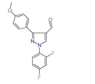 1-(2,4-Difluorophenyl)-3-(4-methoxyphenyl)-1H-pyrazole-4-carbaldehyde