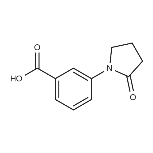 3-(2-Oxopyrrolidin-1-yl)benzoic acid