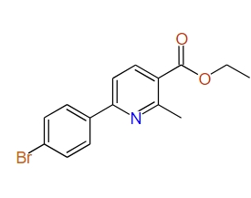 Ethyl 6-(4-bromophenyl)-2-methylpyridine-3-carboxylate