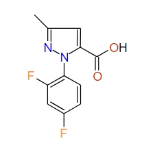 1-(2,4-Difluorophenyl)-3-methyl-1H-pyrazole-5-carboxylic acid, 97%