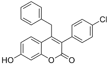 4-Benzyl-3(4’-chlorophenyl)-7-hydroxycoumarin
