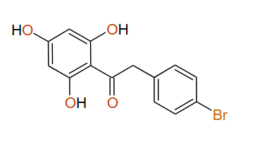 2-(4-Bromophenyl)-1-(2,4,6-trihydroxyphenyl)ethanone, 97%