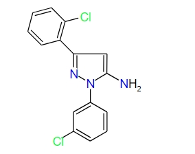 3-(2-Chlorophenyl)-1-(3-chlorophenyl)-1H-pyrazol-5-amine