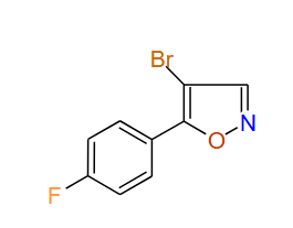 4-Bromo-5-(4-fluorophenyl)isoxazole, 97%