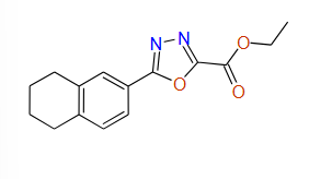 Ethyl 5-(1,2,3,4-tetrahydronaphthalen-7-yl)-1,3,4-oxadiazole-2-carboxylate, 97%