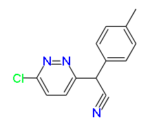 2-(6-Chloropyridazin-3-yl)-2-p-tolylacetonitrile