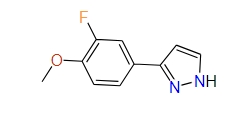 3-​(3-​fluoro-​4-​methoxyphenyl)​-1H-​Pyrazole