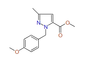 Methyl 1-(4-methoxybenzyl)-3-methyl-1H-pyrazole-5-carboxylate, 97%