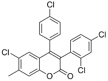 6-Chloro-4(4’-chlorophenyl)-3-(2’,4’-dichlorophenyl)-7-methylcoumarin