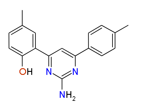 2-(2-Amino-6-p-tolylpyrimidin-4-yl)-4-methylphenol, 97%