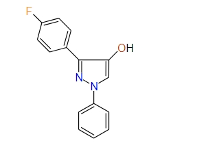 3-(4-Fluorophenyl)-1-phenyl-1H-pyrazol-4-ol, 97%