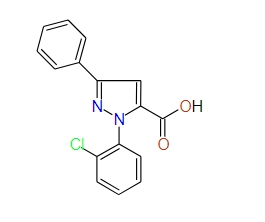 1-(2-Chlorophenyl)-3-phenyl-1H-pyrazole-5-carboxylic acid, 97%