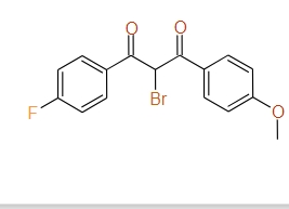 2-Bromo-1-(4-fluorophenyl)-3-(4-methoxyphenyl)propane-1,3-dione, 97%