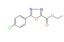 Ethyl 5-(4-chlorophenyl)-1,3,4-oxadiazole-2-carboxylate, 95%