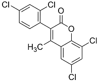 6,8-Dichloro-3(2',4'-dichlorophenyl)-4-methylcoumarin