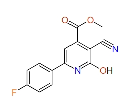 Methyl 3-cyano-6-(4-fluorophenyl)-2-hydroxypyridine-4-carboxylate