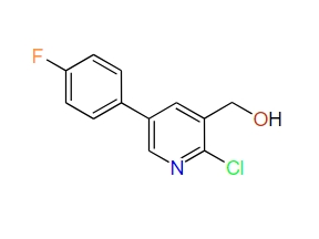 2-Chloro-5-(4-fluorophenyl)-3-pyridinemethanol