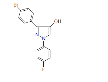 3-(4-Bromophenyl)-1-(4-fluorophenyl)-1H-pyrazol-4-ol, 97%