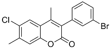 3(3’-Bromophenyl)-6-chloro-4,7-dimethylcoumarin